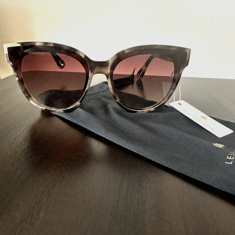 NWT**LELE SADOUGHI TORTOISE SHELL LIDO WOMEN'S SUNGLASSES